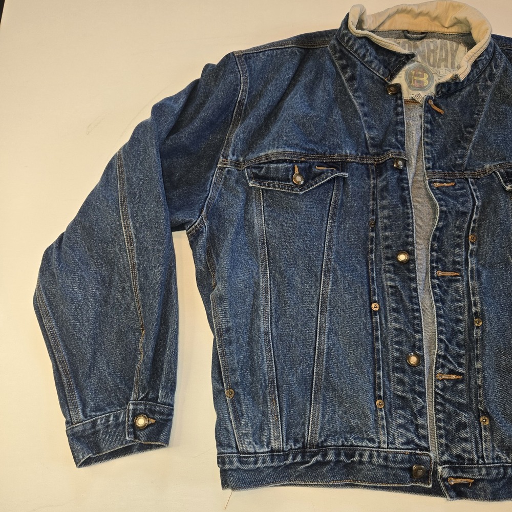 Union‎ Bay Vintage Denim Blue Jean Jacket Size XL - Picture 3 of 9